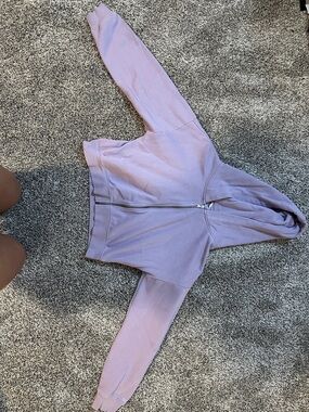 DSG Lavender Zip-Up Hoodie Sweater